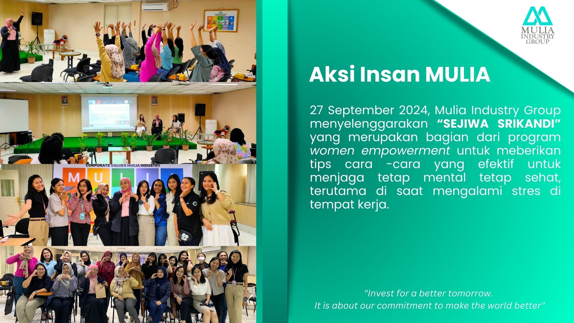 Aksi Insan MULIA: Aksi 1000 Srikandi
